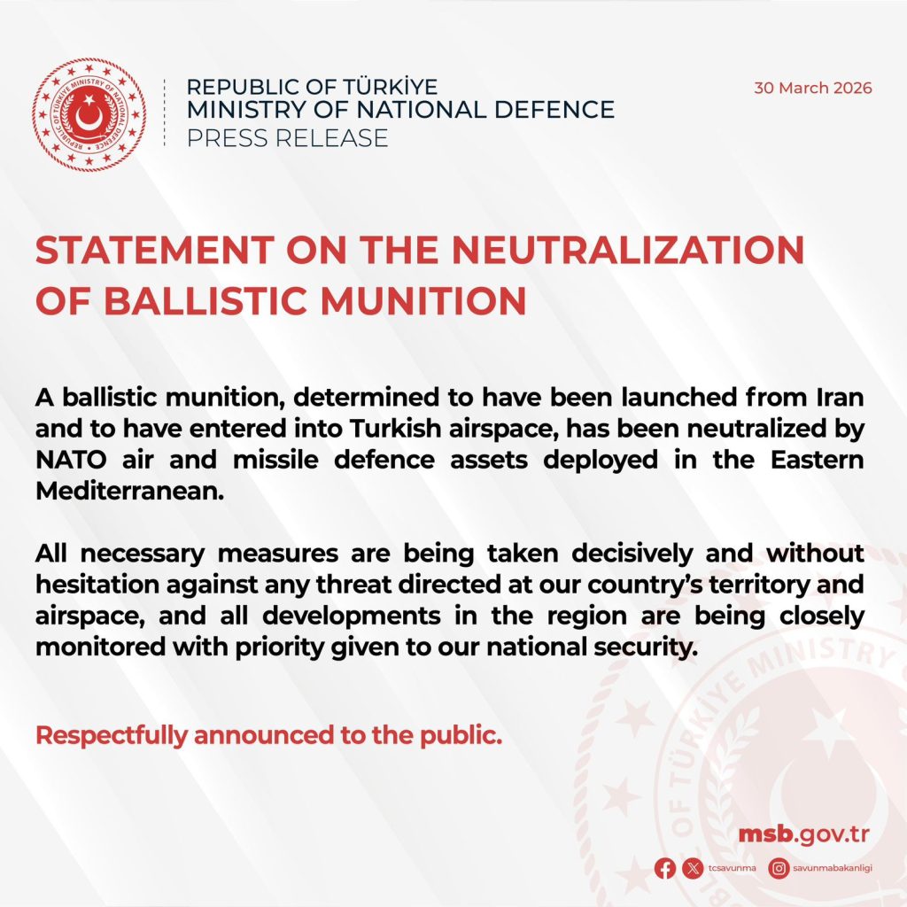 NATO shkatërroi raketën iraniane drejt Turqisë  zëdhënësja  Gjithmonë të përgatitur