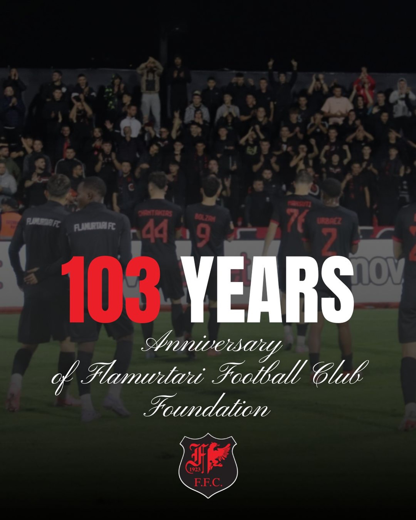 Flamurtari feston 103 vjetorin e themelimit