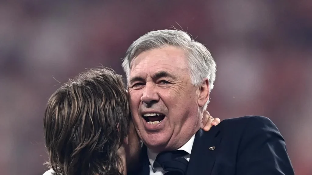 Ancelotti me shaka   A ke ndonjë gjysh brazilian   — Admirim për Modriçin edhe në moshën 40 vjeçare