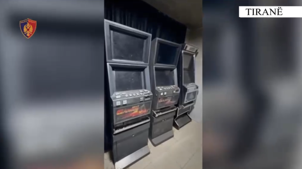 PAMJE  Policia aksion kundër lojërave të fatit në Tiranë  5 të arrestuar dhe 2 në kërkim