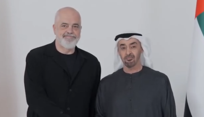Rama ndan video nga takimi me Presidentin e Emirateve të Bashkuara Arabe  Më e mira është e gjitha përpara