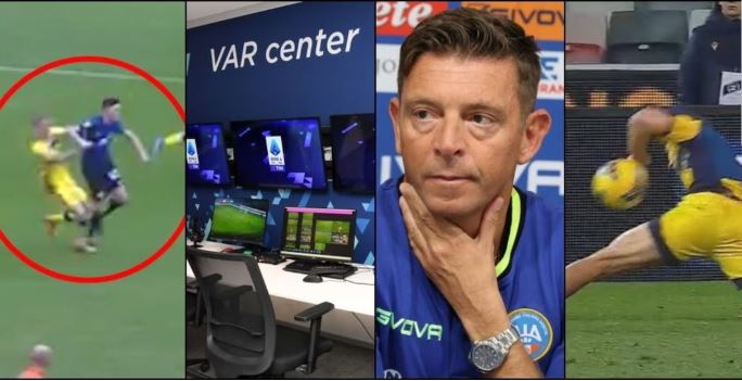 Prapaskena e Inter Verona  Arbitrat gati u zunë fizikisht pas episodit Bastoni Duda