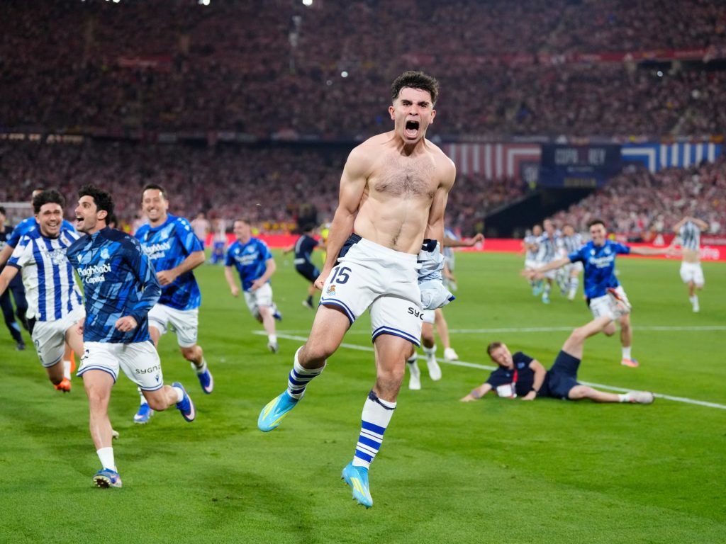 Real Sociedad mposht Atletico Madridin dhe fiton trofeun e Kupës së Mbretit