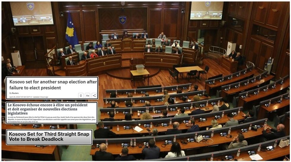 Si raportuan mediat ndërkombëtare për dështimin e zgjedhjes së presidentit të ri në Kosovë 