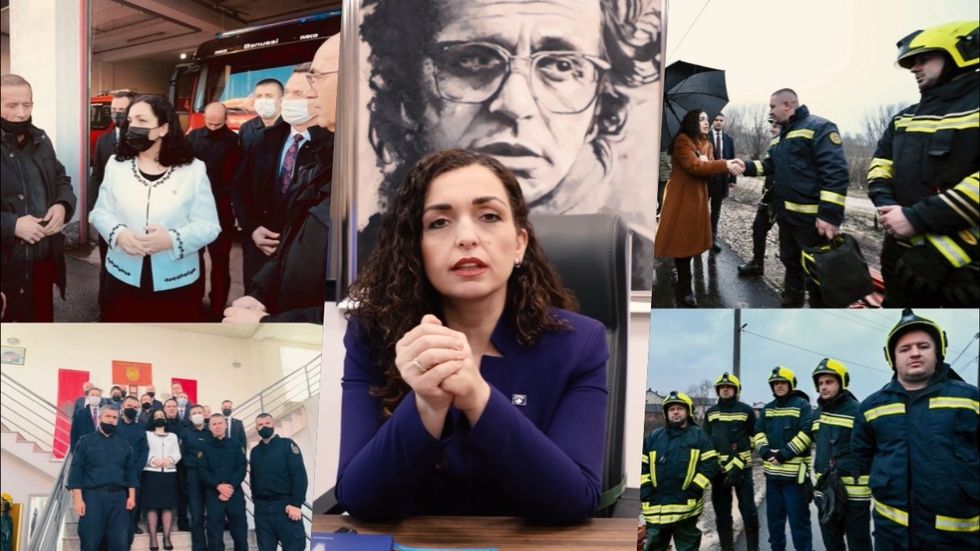 Osmani me video  thumbon Kurtin  Po  edhe në shoqatën e zjarrfikësve kam qenë