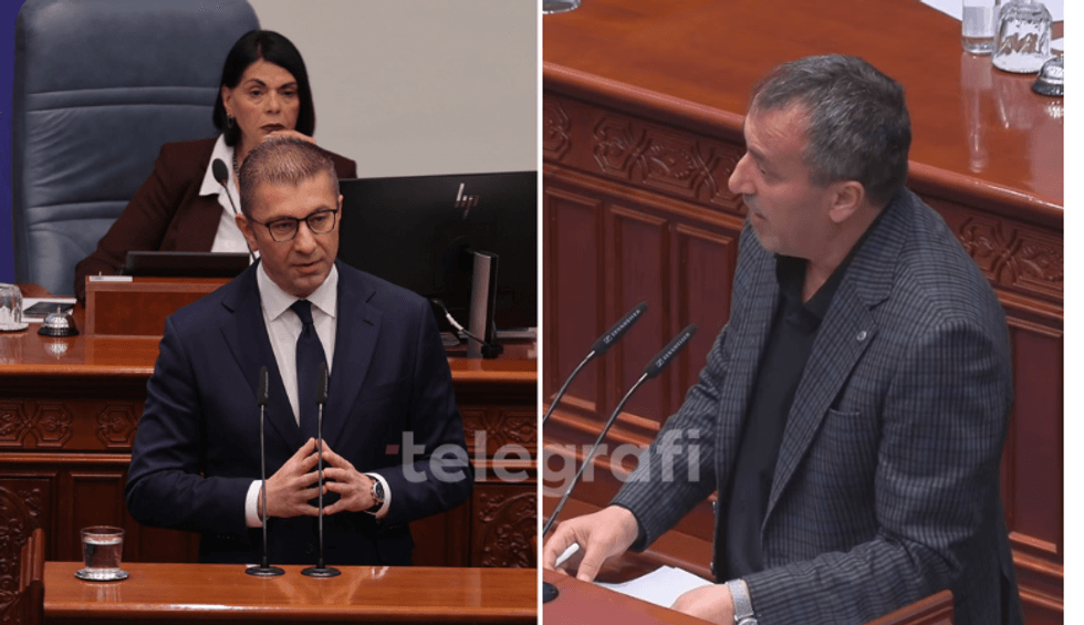 Gjuha shqipe sërish temë në Kuvend  Mickoski  Bexhetit  Njerëzit në shekullin 21 kanë shkuar në Mars  ju merreni me populizëm të imët