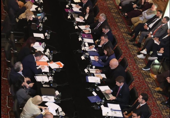 Mbledhja e grupit parlamentar të PS së  Rama   Punët e Shqipërisë  dhe integrimi në BE në fokus të takimit