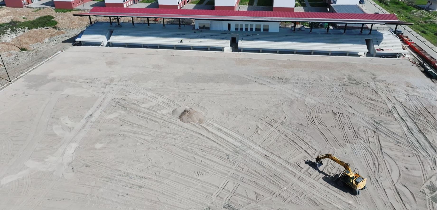 Stadiumi i ri i Valiasit merr formë  avancojnë punimet në impiantin e ri