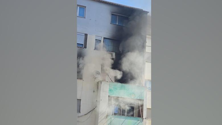 Zjarr në pallatin 9 katësh në Komunën e Parisit  një banor i asfiksuar nga tymi