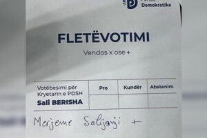 në fletë