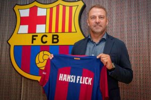 Titulli shoqërohet me rinovim kontrate  Barcelona dhe Flick zgjasin bashkëpunimin deri në vitin 2028
