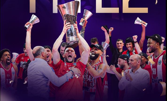 Euroliga  Olympiacos  kampion i Europës