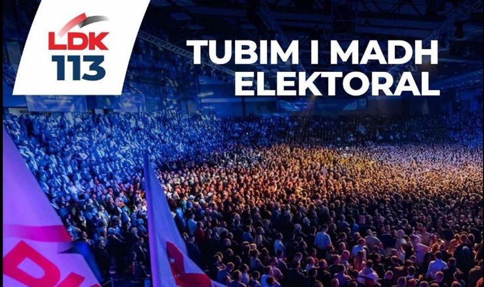 LDK mban tubimin e madh elektoral hapës të fushatës të enjten  në sallën 1 tetori