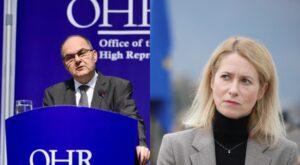 Schmidt e konfirmon  Do të jap dorëheqjen si Përfaqësues i Lartë i Bosnjës  Kallas  BiH nuk duhet të rrëshqasë nga rruga