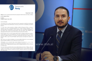Salianji i drejtohet PPE ve kundra Berishës  Në PD po asgjesohen standartet demokratike
