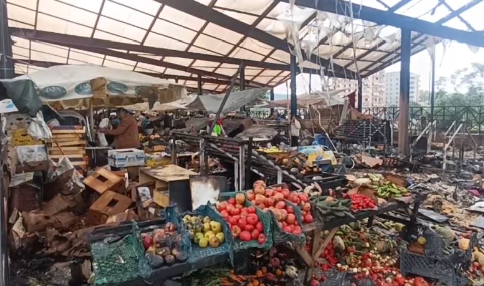 zjarrin tregut të fruta
