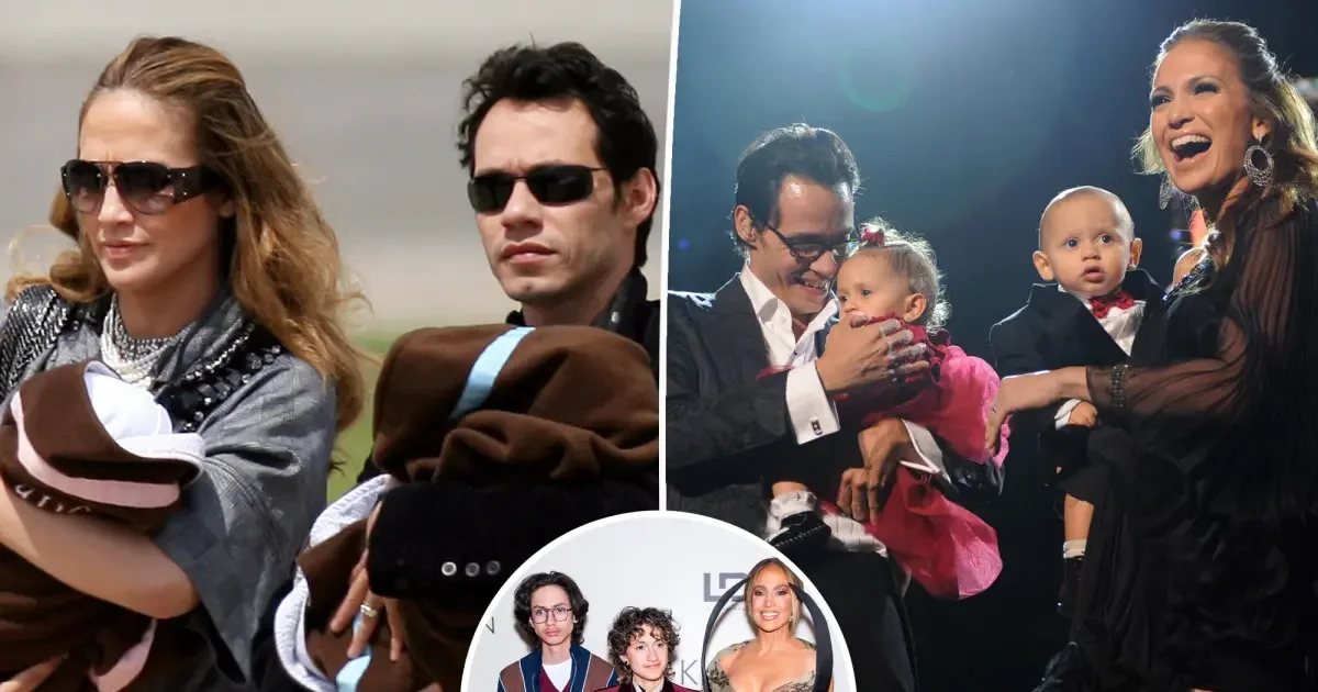 JLo  thumbon  Marc Anthony   I rrita fëmijët pothuajse e vetme 