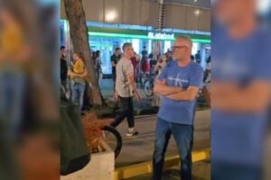 në protestën për