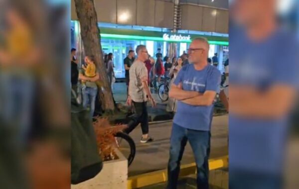në protestën për