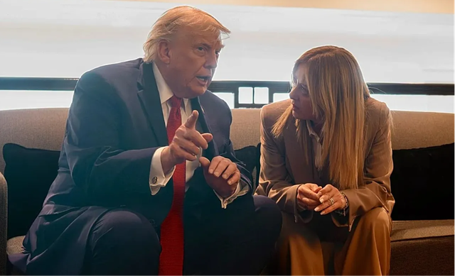  Më lutej për foto   Trump për Meloni  I ra popullariteti në Itali pasi i ktheu shpinën SHBA së  tani do sërish të jemi miq