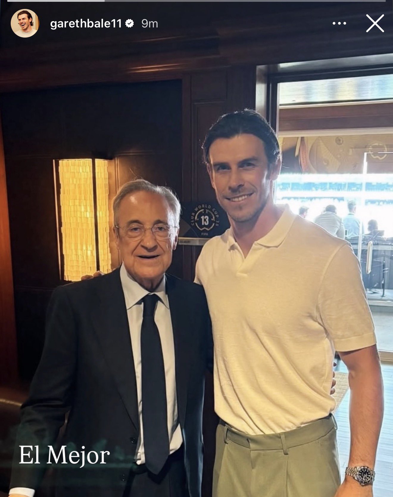  Më i miri   Bale i bashkohet fushatës në mbështetje të Florentino Pérez