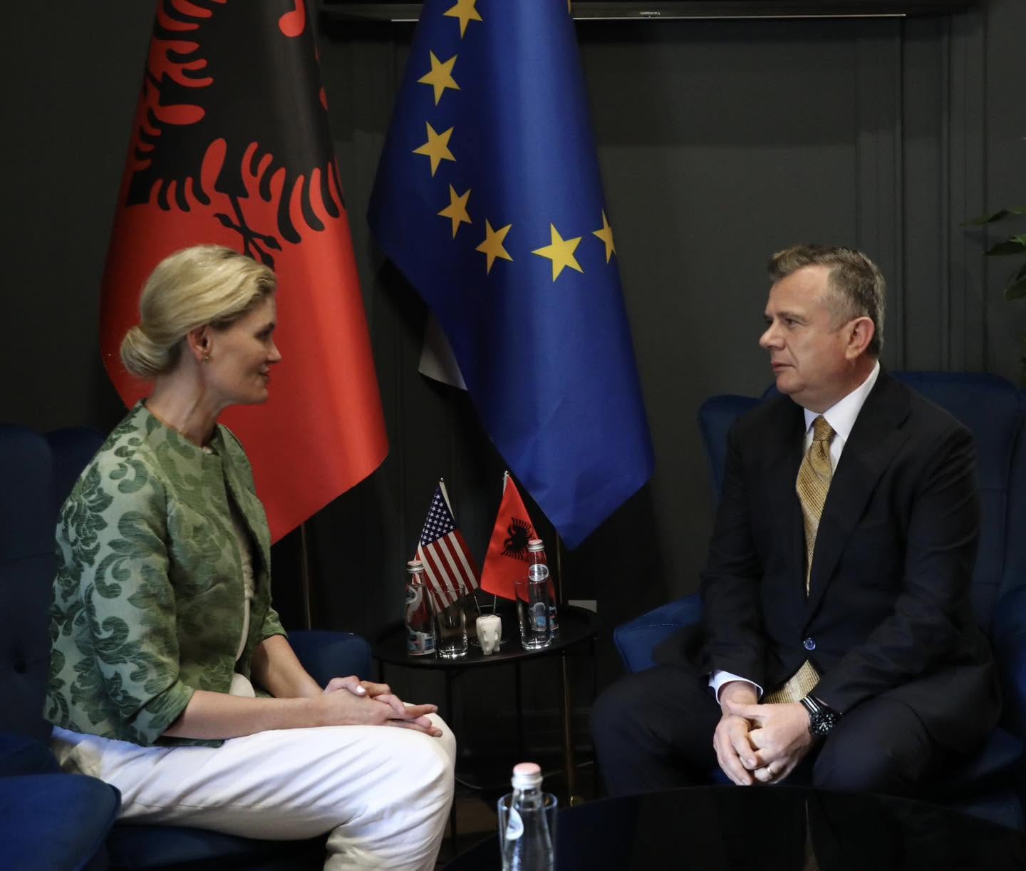 Balla takim me Nancy VanHorn  Shqipëri SHBA  partneritet strategjik në nivel të shkëlqyer