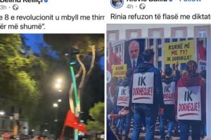 nxjerrin foto nga protesta sikur