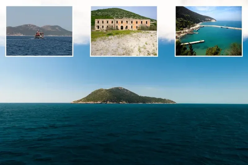  Sazani  ishulli i fortifikuar që kontrollonte hyrjen në Adriatik në vitet  50   dokumenti i deklasifikuar i CI