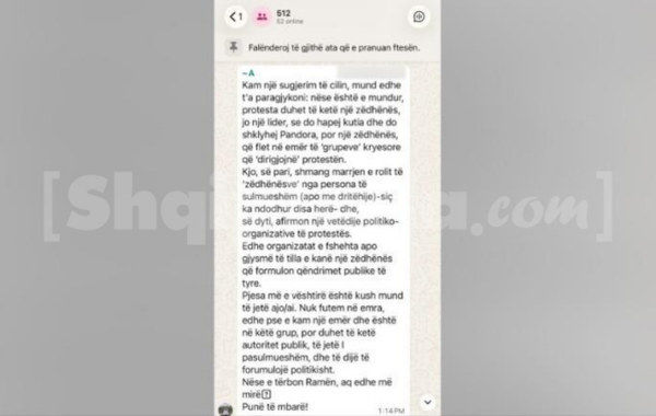Zbardhet mesazhi/ Si shefi i zyrës
