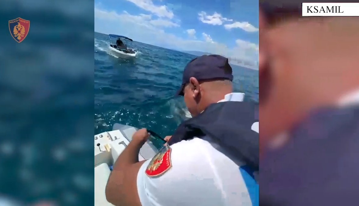 Skafi po fundosej në det  shpëtohen dy turistët ukrainas në Ksamil  VIDEO 