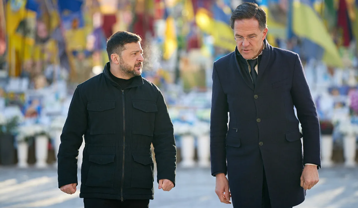 Rutte vizitë të paparalajmëruar në Kiev mes sulmeve të ashpra ruse
