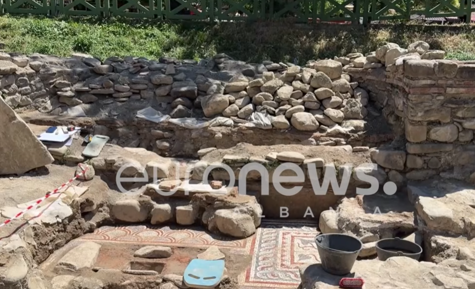 Elbasan  zbulohen mozaikë të rinj në Bazilikën Paleokristiane me vlera artistike fetare