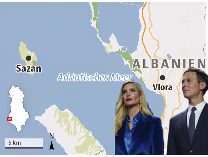 Gazeta gjermane  shkrim për Sazanin  Zvërnecin dhe protestat   Miliarderët synojnë edhe strehimet nëntokësore të Enverit 