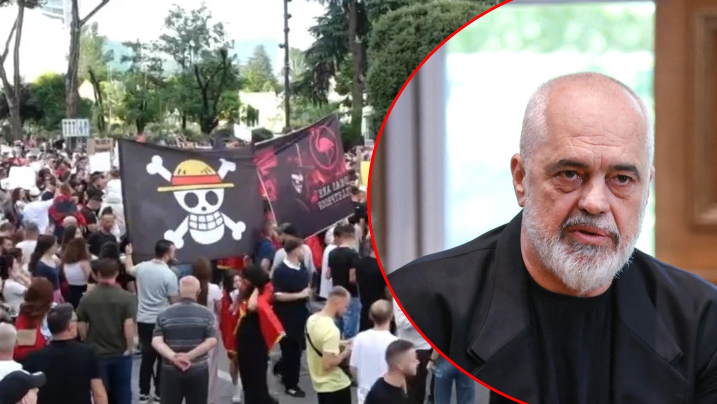  Zvërneci   Rama CNN  Pjesëmarrje e ulët  protesta nuk i kaloi kurrë 8 mijë njerëz