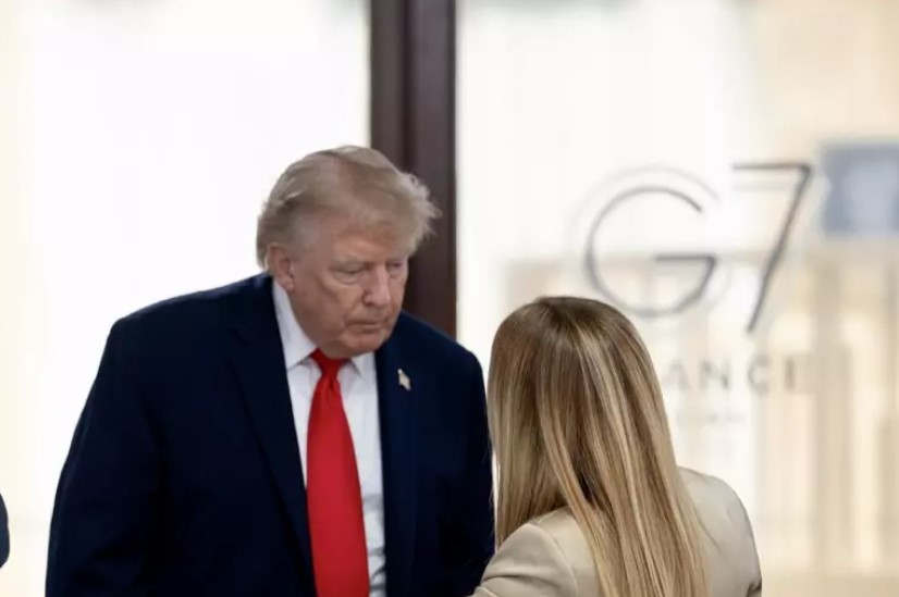 Trump pas takimit me kryeministren italiane në samitin e G7  Meloni m u lut të bënim një foto  më erdhi keq për të