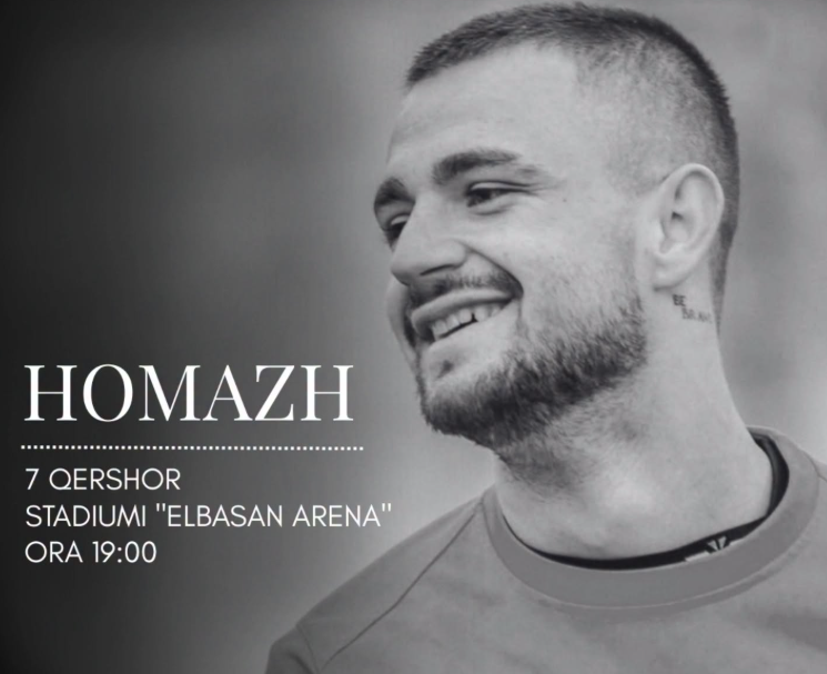 Elbasan  homazhe në nder të futbollistit Fatjon Bunjaku