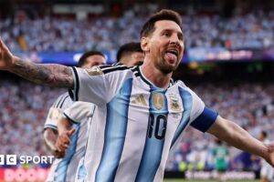 Messi shkëlqen: hat-trick dhe gol i
