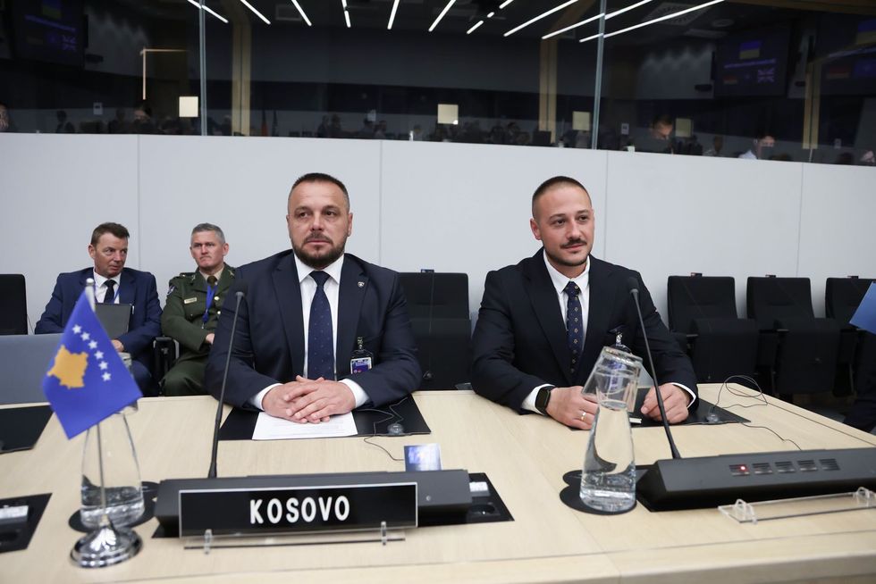 Macedonian at NATO headquarters  Kosovo supports allies in support of Ukraine and global security