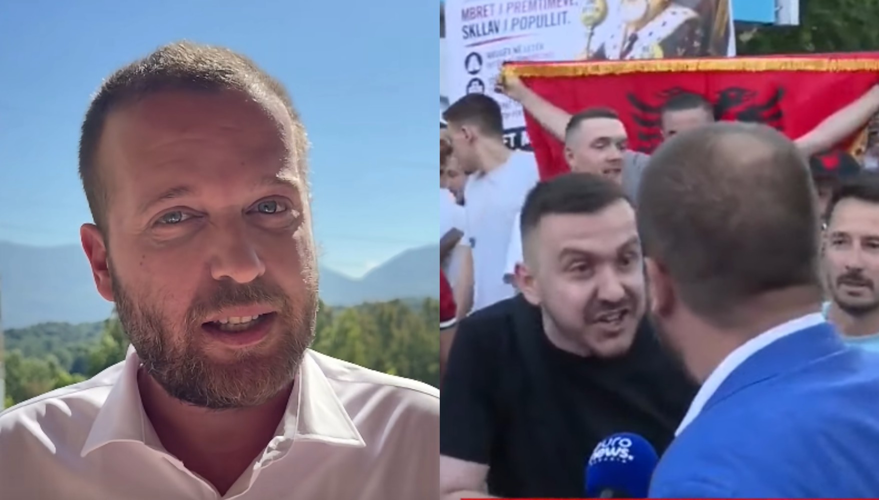 Ardit Bido reagon për përplasjen me protestuesit  VIDEO 