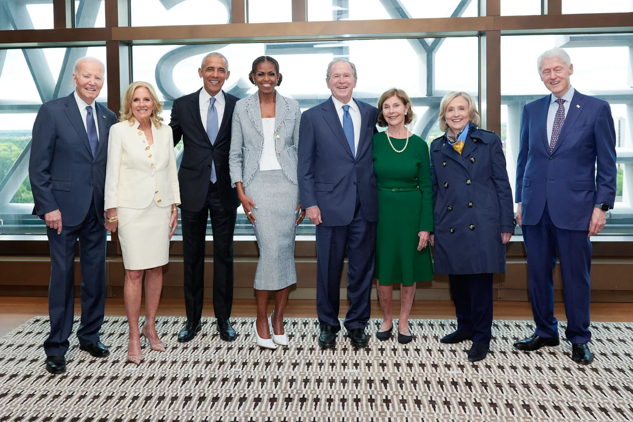 Hapet Qendra Presidenciale Obama në Çikago  ish presidentët amerikanë bashkohen në ceremoni