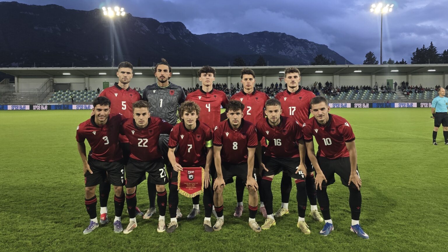 U 21  Shqipëria barazon ndaj Sllovenisë në  Ajdovščina 