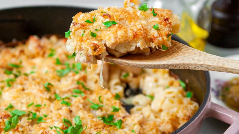 Pasta me Pulë Cordon Bleu në
