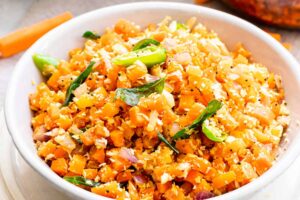 Receta e Karrotës Poriyal