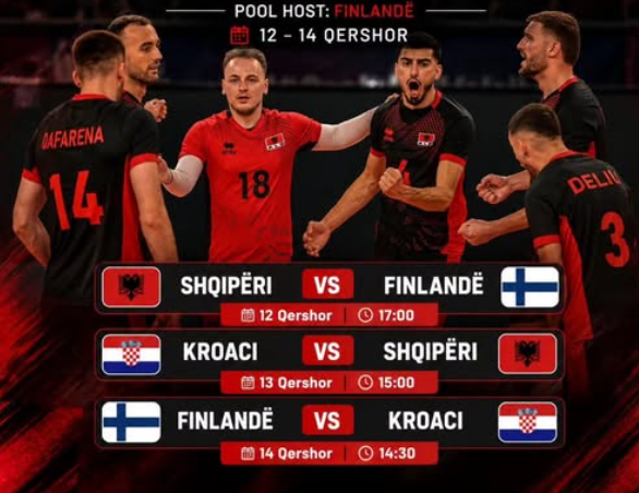 Volejboll  Djemtë kuqezi  gati për Raundin e Dytë të CEV Volleyball European League 2026