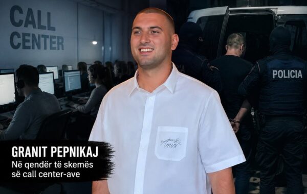 në pranga