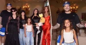 Rikthim i papritur  Rob Kardashian shfaqet në festën familjare