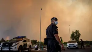 Situata e zjarreve jashtë kontrollit në Francë dhe Spanjë  evakuohen mbi 220 mijë persona