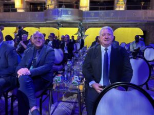 Ademi e Duka në mbledhjen e FIFA s ku po analizohet Kupa e Botës 2026