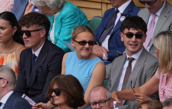 në Royal Box të Wimbledon