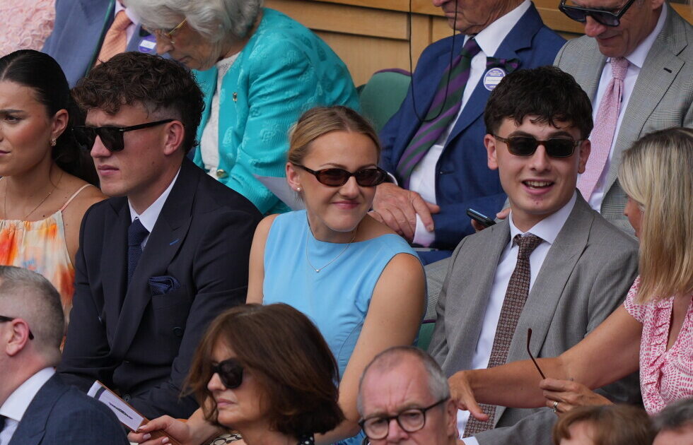 në Royal Box të Wimbledon
